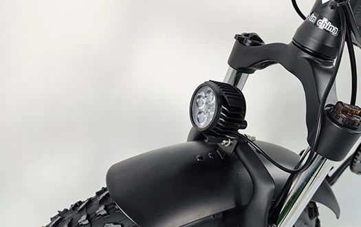 suspension fork with light suspension fork with light